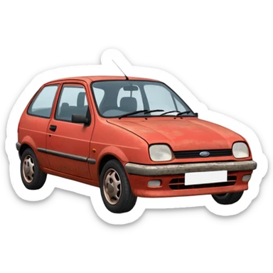 Ford fiesta 1998 MK4 old sticker