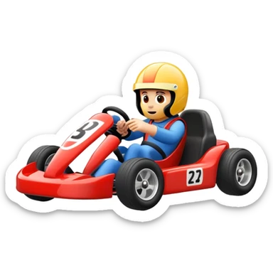 Go-Kart sticker