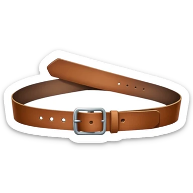 Belt to butt sticker