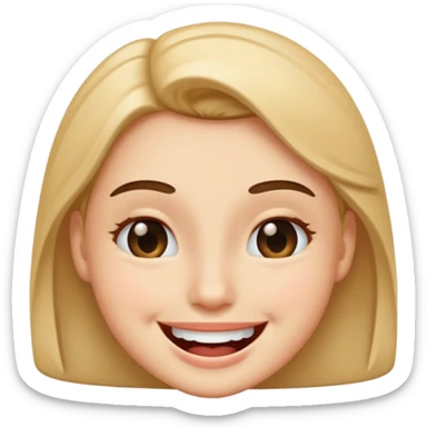 Smile guiñando un ojo sticker