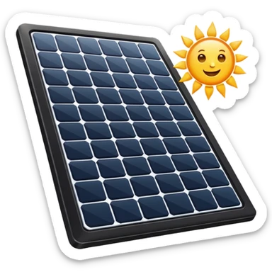 solar panel sticker