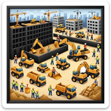 The employer provides work on the site and it is profitable and everyone smiles sticker