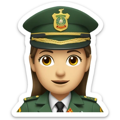 Guardia civil mujer sticker