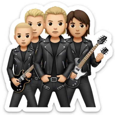 Metallica band sticker