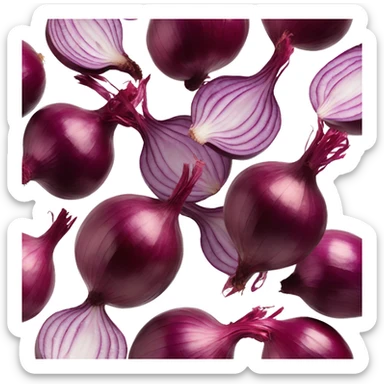 red onions  sticker