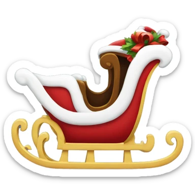 sleigh sticker