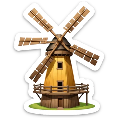 Windmill sticker