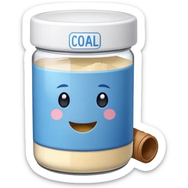 bote de colágeno en polvo sticker