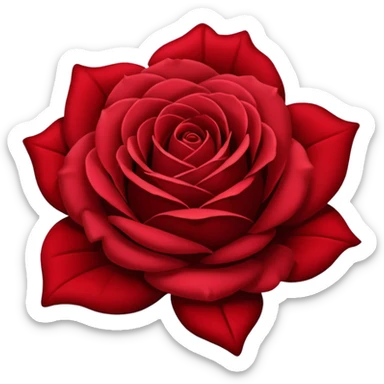 It doesnt look real. What about more like the firt rose style and with darker center?
 sticker