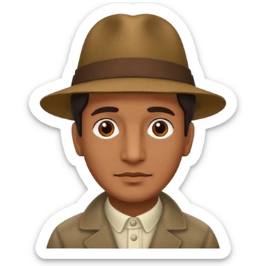 Cesar Vallejo poeta peruano sticker