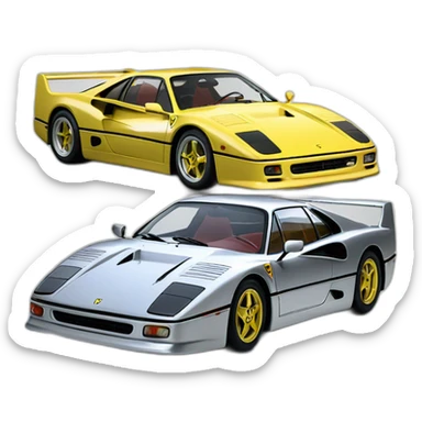 Ferrari f40 sticker