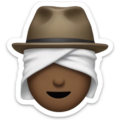 Hiding face sticker