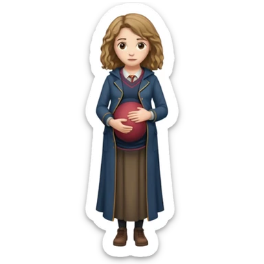 pregnant hermione granger full body sticker