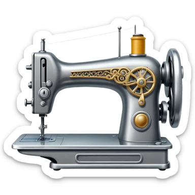 Fashion sewing machine sticker