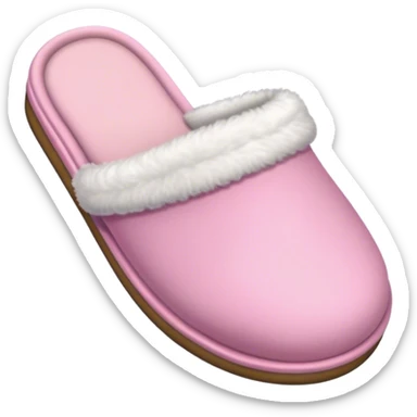Slipper in the hand sticker