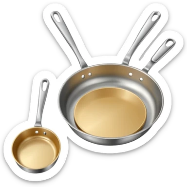 pan and spatula sticker