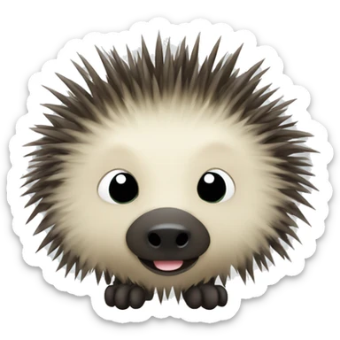 Brazilian porcupine sticker