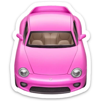 barbie car sticker