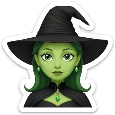wicked elphaba sticker