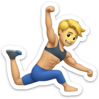 flexion de brazos sticker