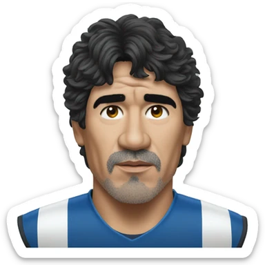 Maradona hacer sticker