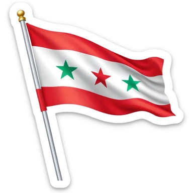 Free Syria flag sticker