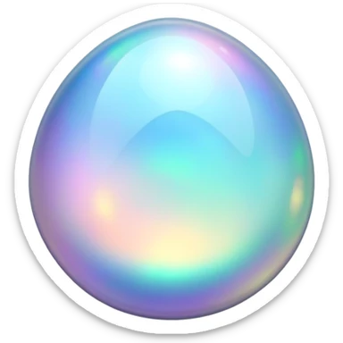 Opal stone sticker
