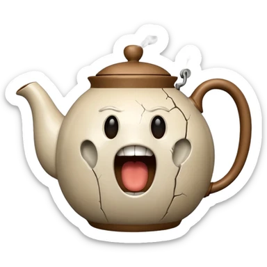 Screaming Teapot sticker