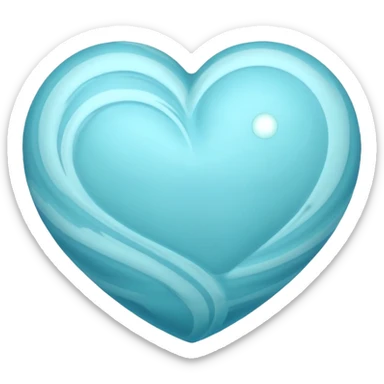 heart shape planet uranus space sticker
