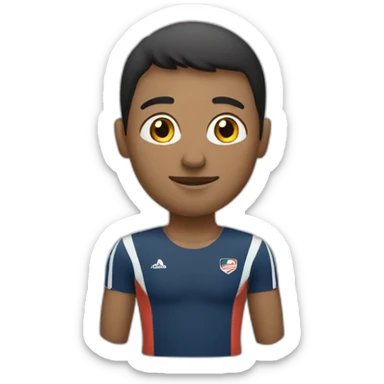 Athlétique-person sticker