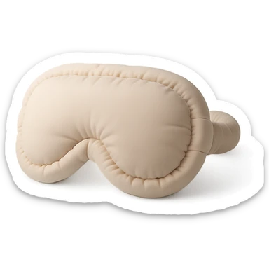 sleep eye mask in cushion style sticker