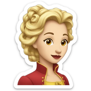 La belle et la bête sticker