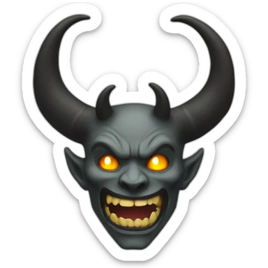 un semi demon sticker