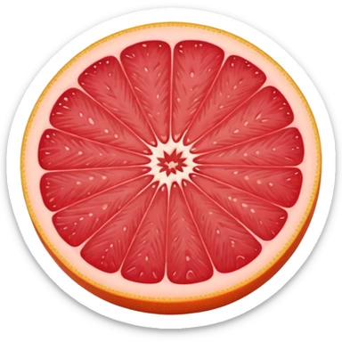 grapefruit sticker