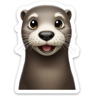 Otter sticker