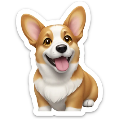 Corgi sticker