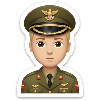 человек солдат sticker