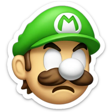 Mario bros sneezing sticker
