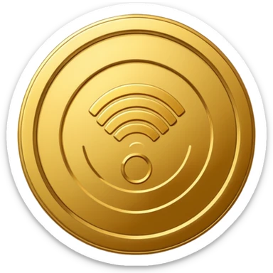 wifi money coin  sticker