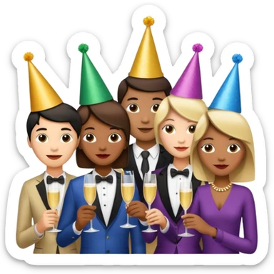 create a realistic emoji showing warehouse partners  sticker