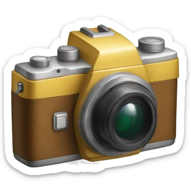 Camara tirando una foto sticker