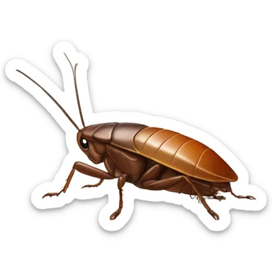 COCKROACH WAVING GOODBYE sticker