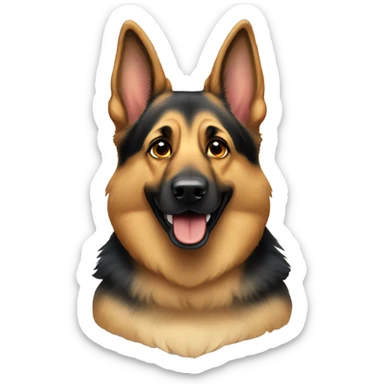 German shepherd dog sticker