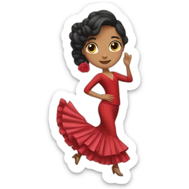 flamenco sticker