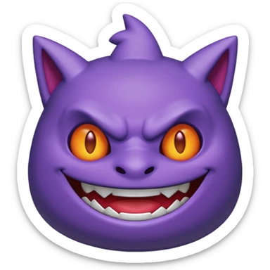 i want a Gengar ( pokémon ) nice sticker