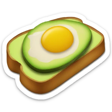 avocado toast sticker