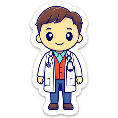 stitch doctor sticker