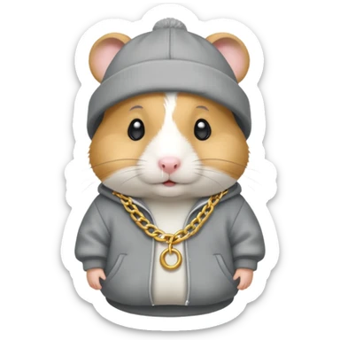 Hámster cholo  sticker