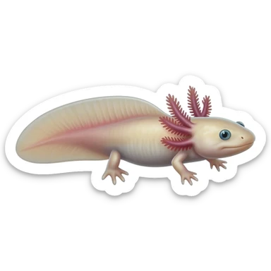 Axolotl sticker