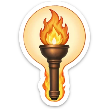 Wall Mounted Torch sticker